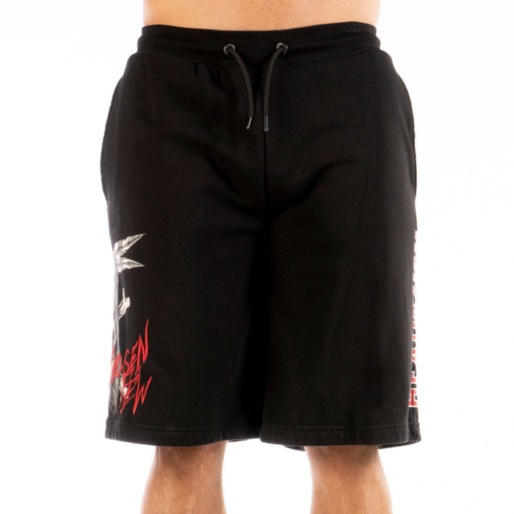 JOGGER SHORTS NOTHING LASTS - BLK
